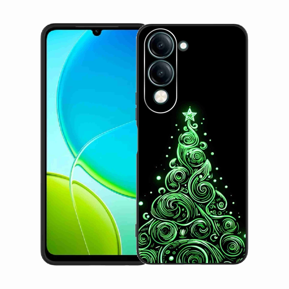 Gélový kryt mmCase na Vivo Y29s 5G - neónový vianočný stromček 3