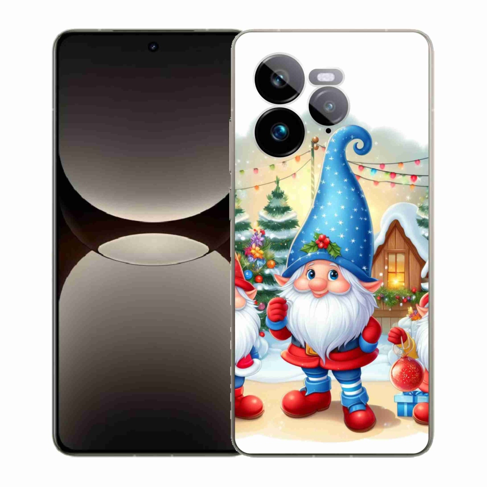 Gélový kryt mmCase na Realme GT 7 Pro 5G - vianočné škriatkovia