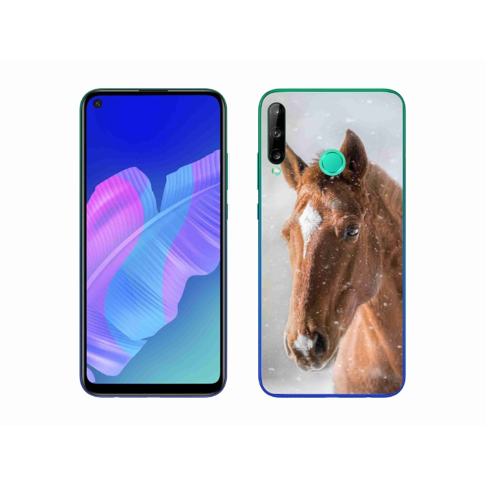 Gelový kryt mmCase na Huawei P40 Lite E - hnědý kůň 2