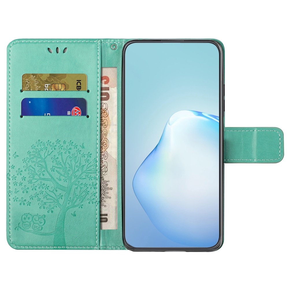 Tree knižkové púzdro na Samsung Galaxy S24+ - modrozelené