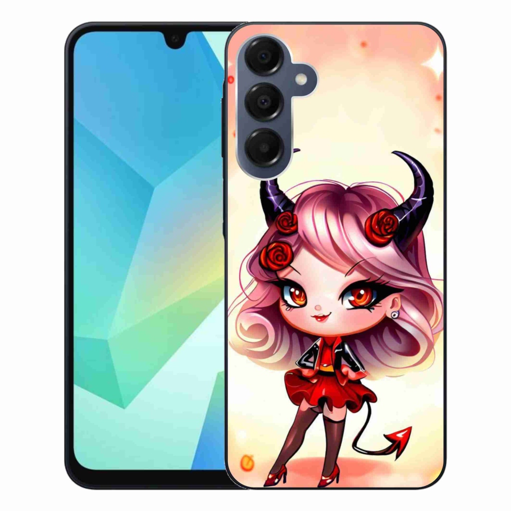 Gélový kryt mmCase na Samsung Galaxy A16 4G/5G - kreslená čertica