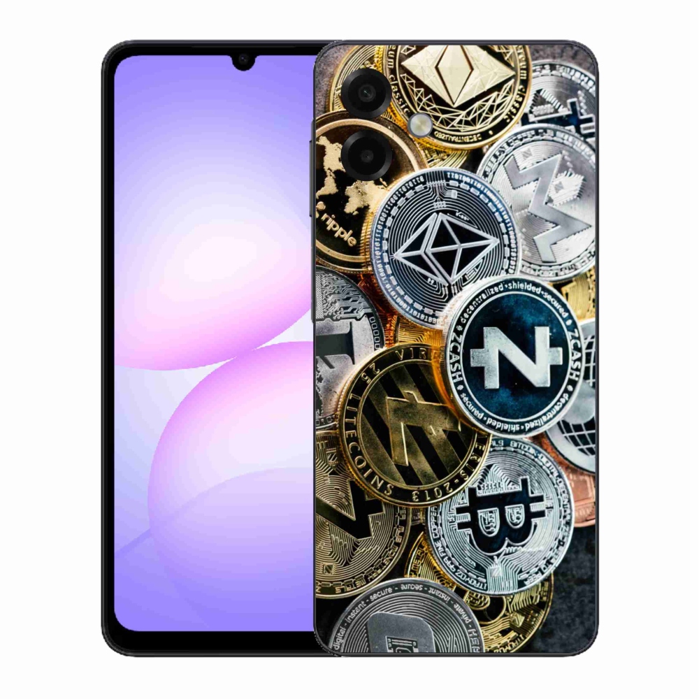 Gélový kryt mmCase na Samsung Galaxy A07 4G - kryptomeny