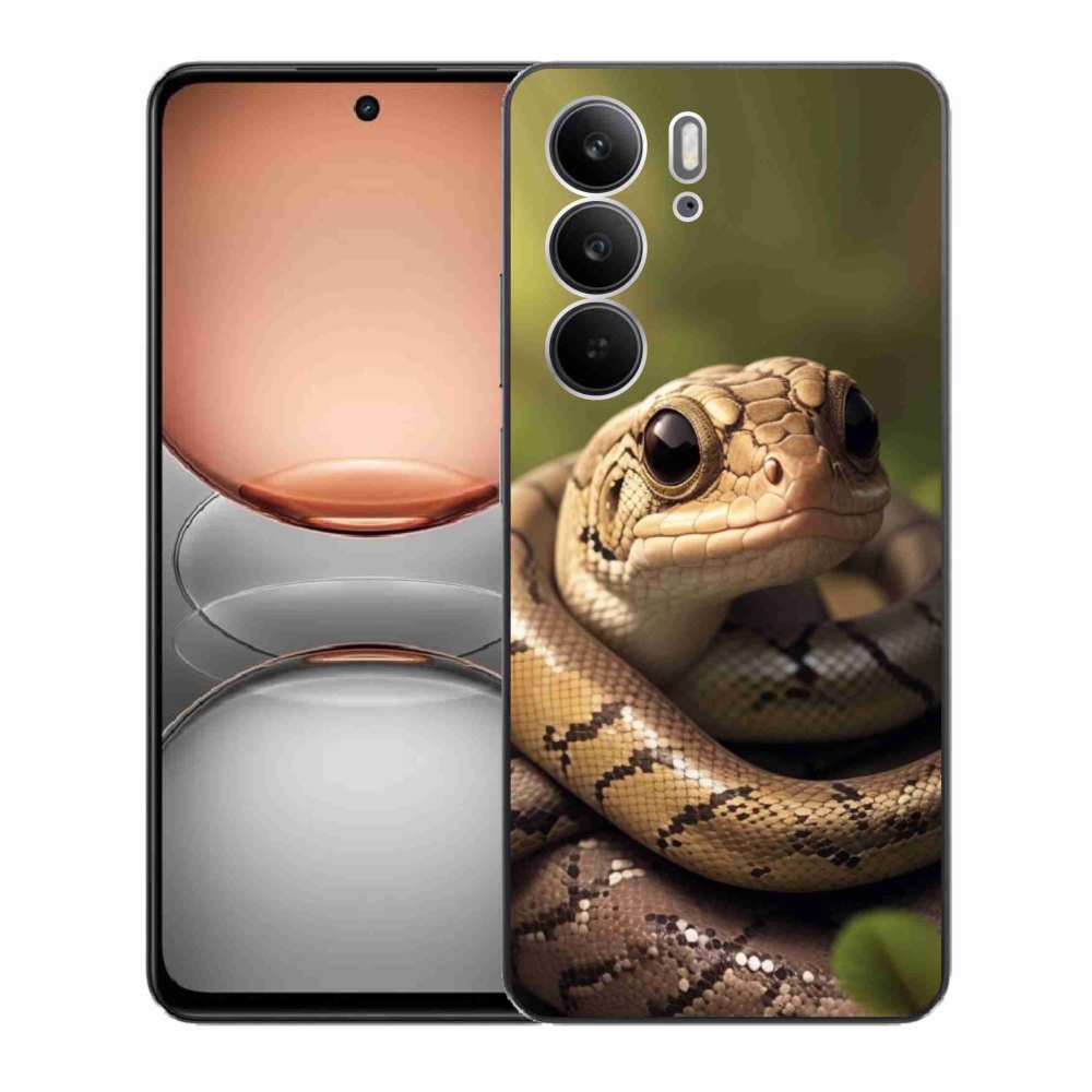 Gélový kryt mmCase na Realme C75 - had 1