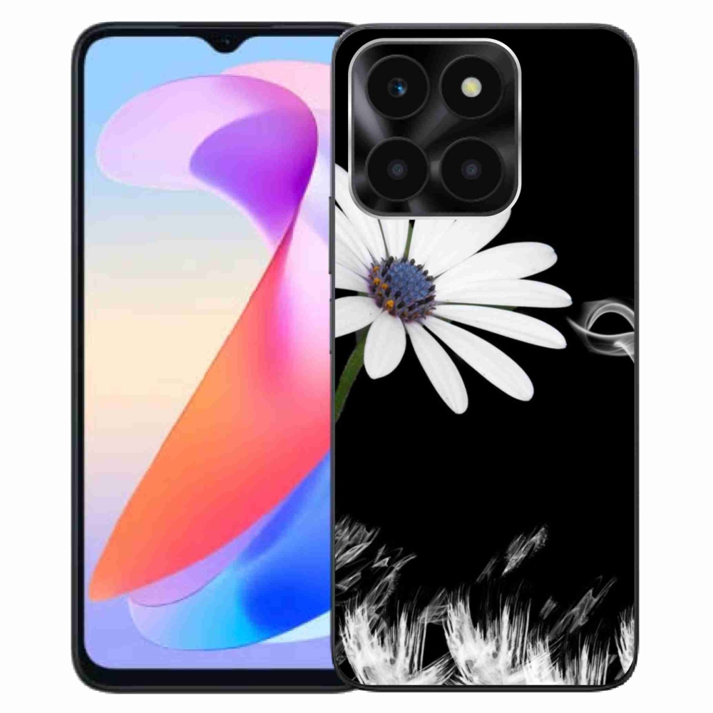 Gélový kryt mmCase na Honor X6a - biela kvetina