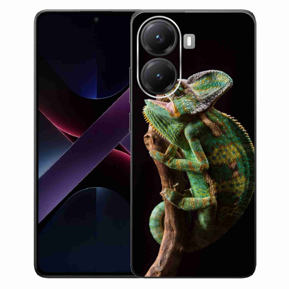 Gélový kryt mmCase na Xiaomi Poco X7 Pro 5G - chameleón