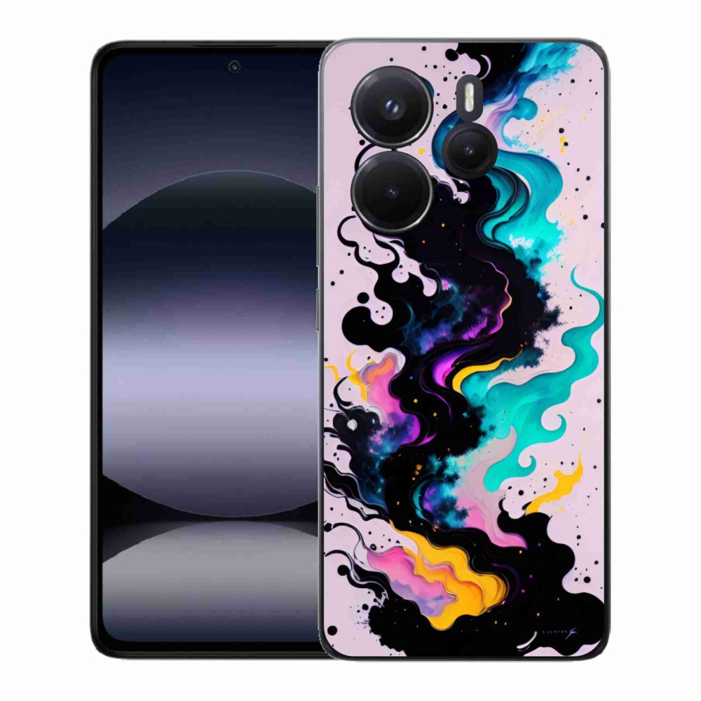 Gélový kryt mmCase na Xiaomi Redmi Note 14 - abstraktný motív 4