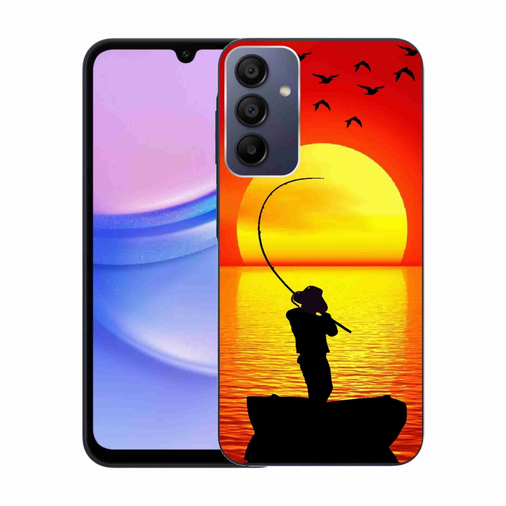 Gélový kryt mmCase na Samsung Galaxy A15 4G/5G - rybárčenie