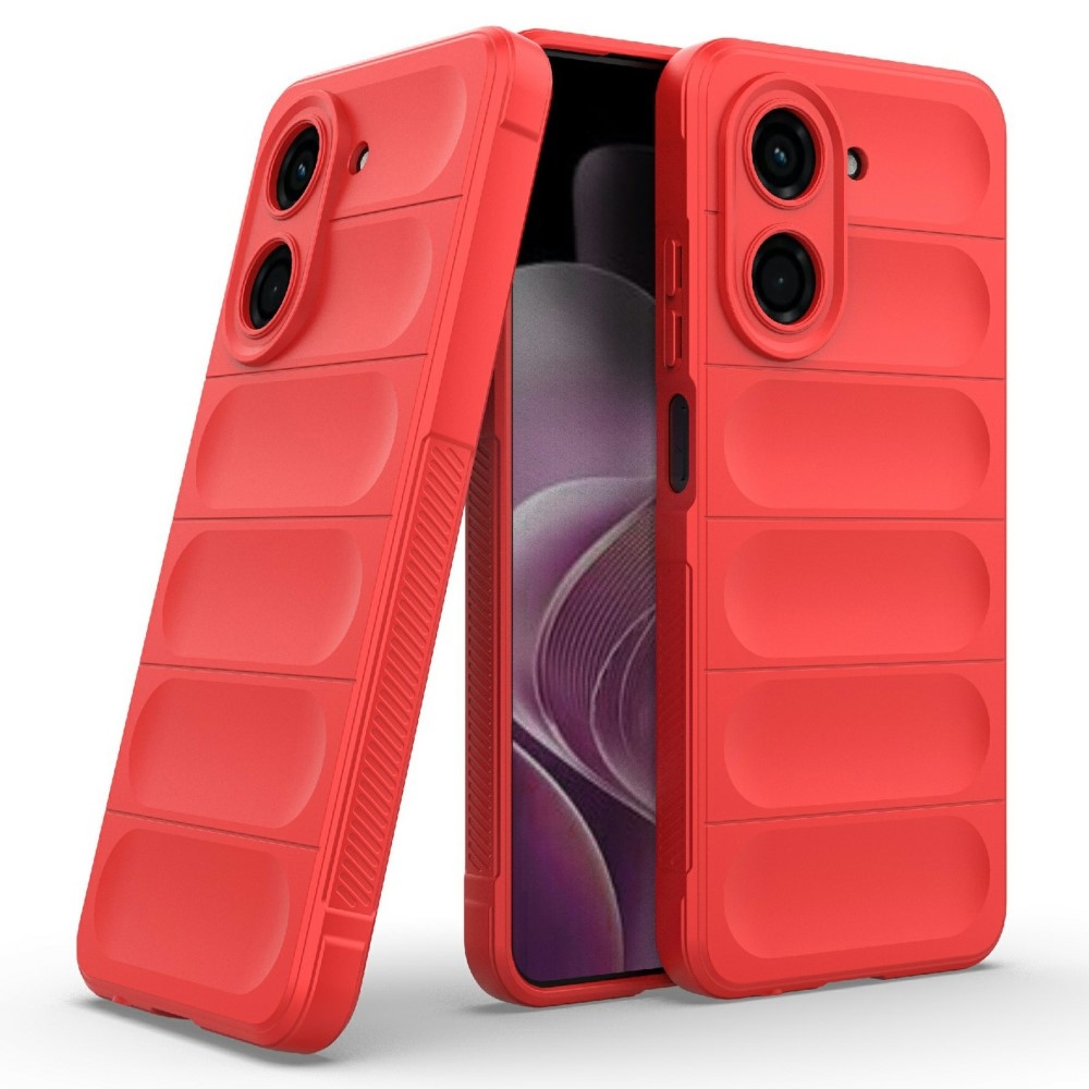 Rugg odolný gélový obal na Xiaomi Redmi A5 (171.7x77.8x8.3mm) - červený