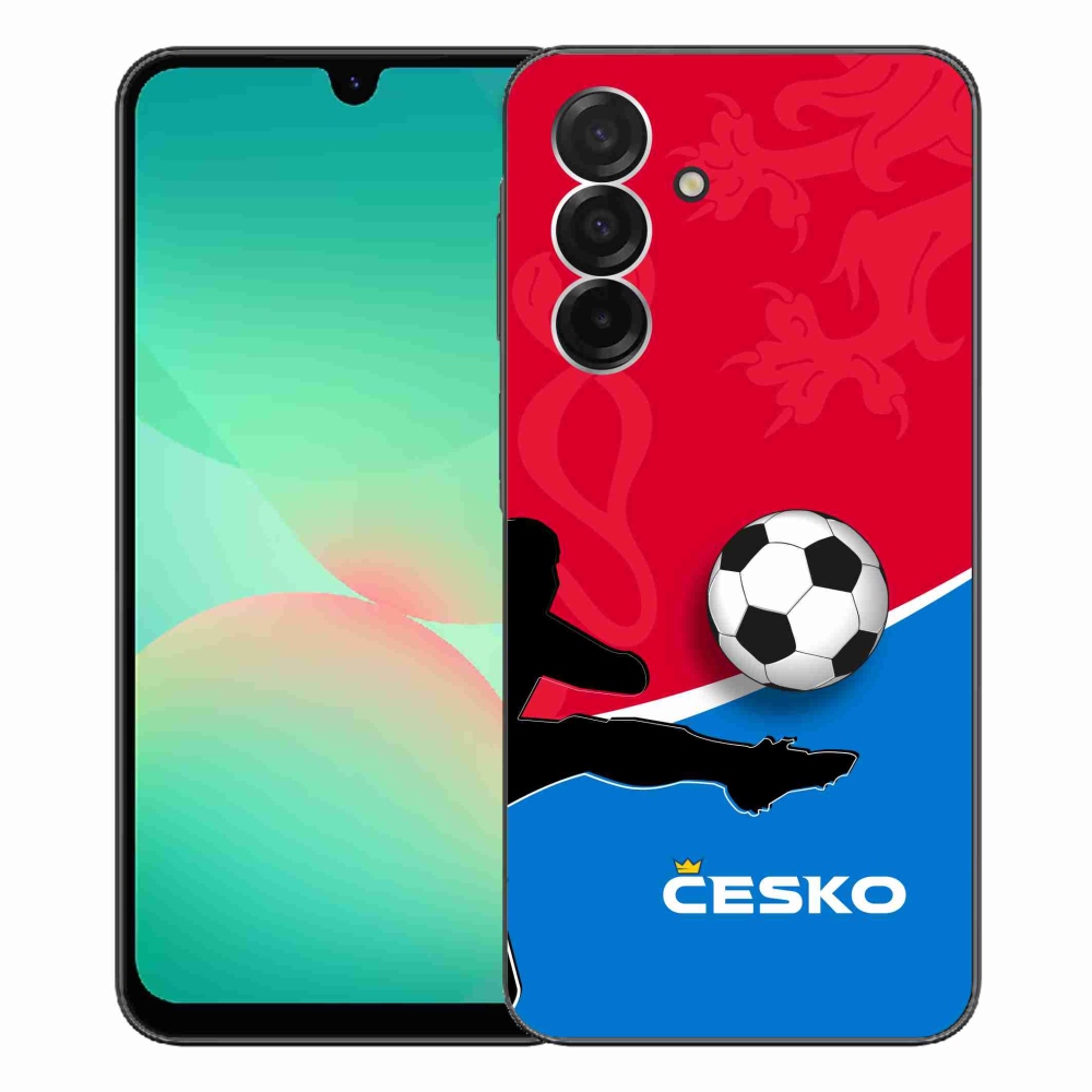 Gélový kryt mmCase na Samsung Galaxy A26 5G - futbal Česko 2