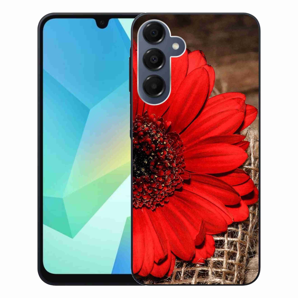 Gélový kryt mmCase na Samsung Galaxy A16 4G/5G - gerbera