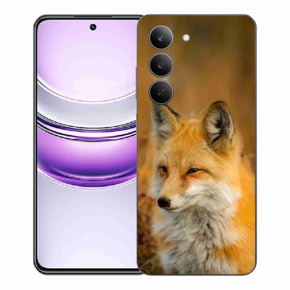 Gélový kryt mmCase na Realme 14x 5G - líška
