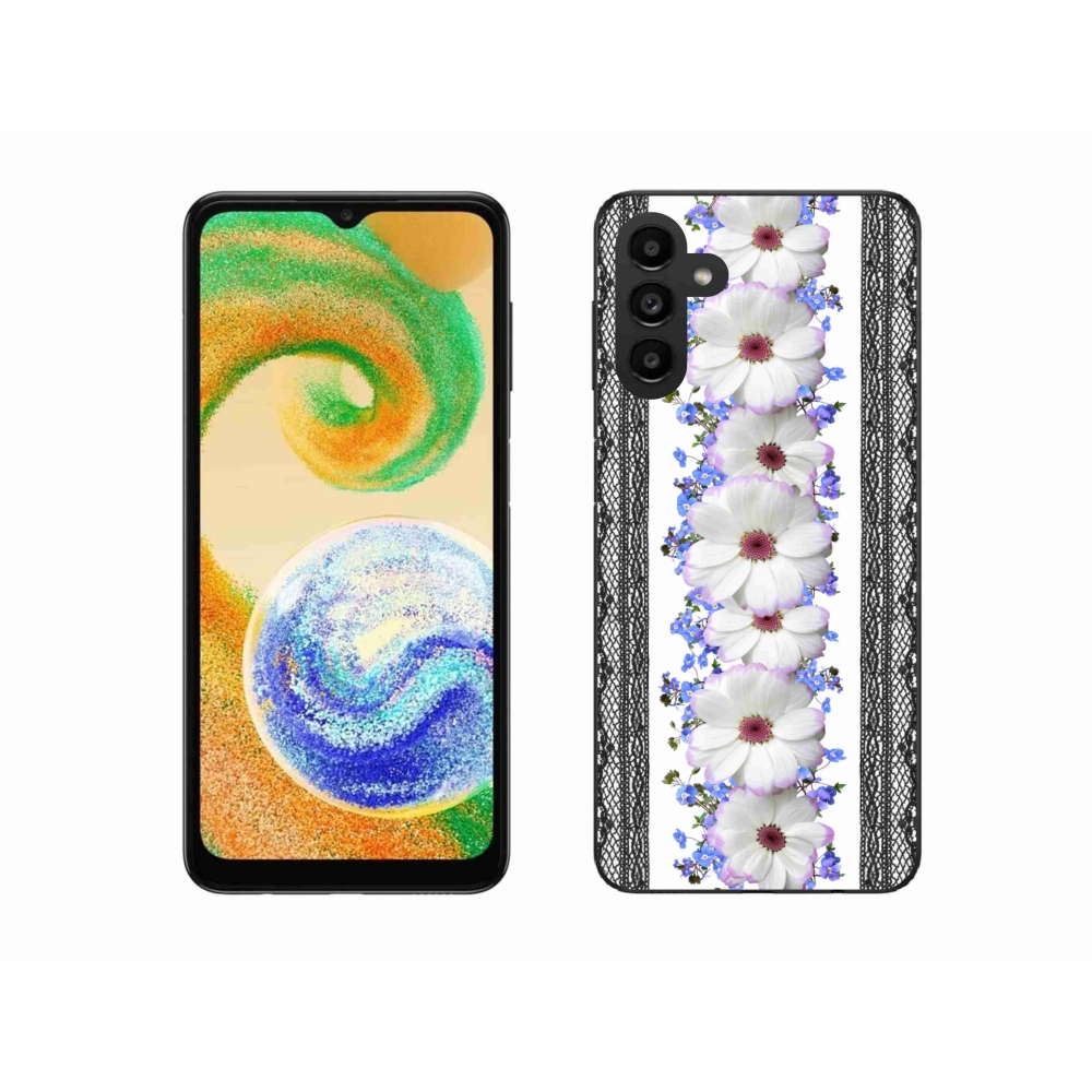 Gélový kryt mmCase na Samsung Galaxy A04s (164.7x76.7x9.1mm) - kvety 8