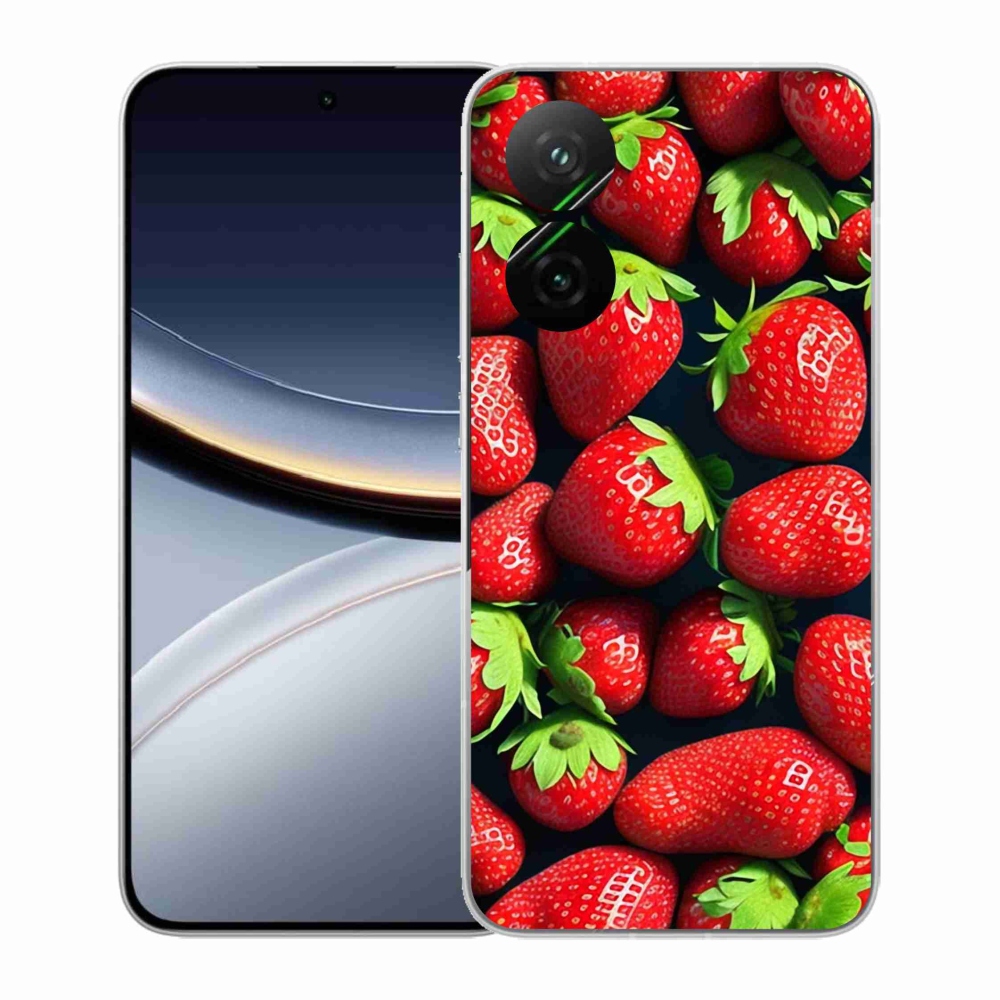 Gélový kryt mmCase na Xiaomi Poco F7 5G - jahody