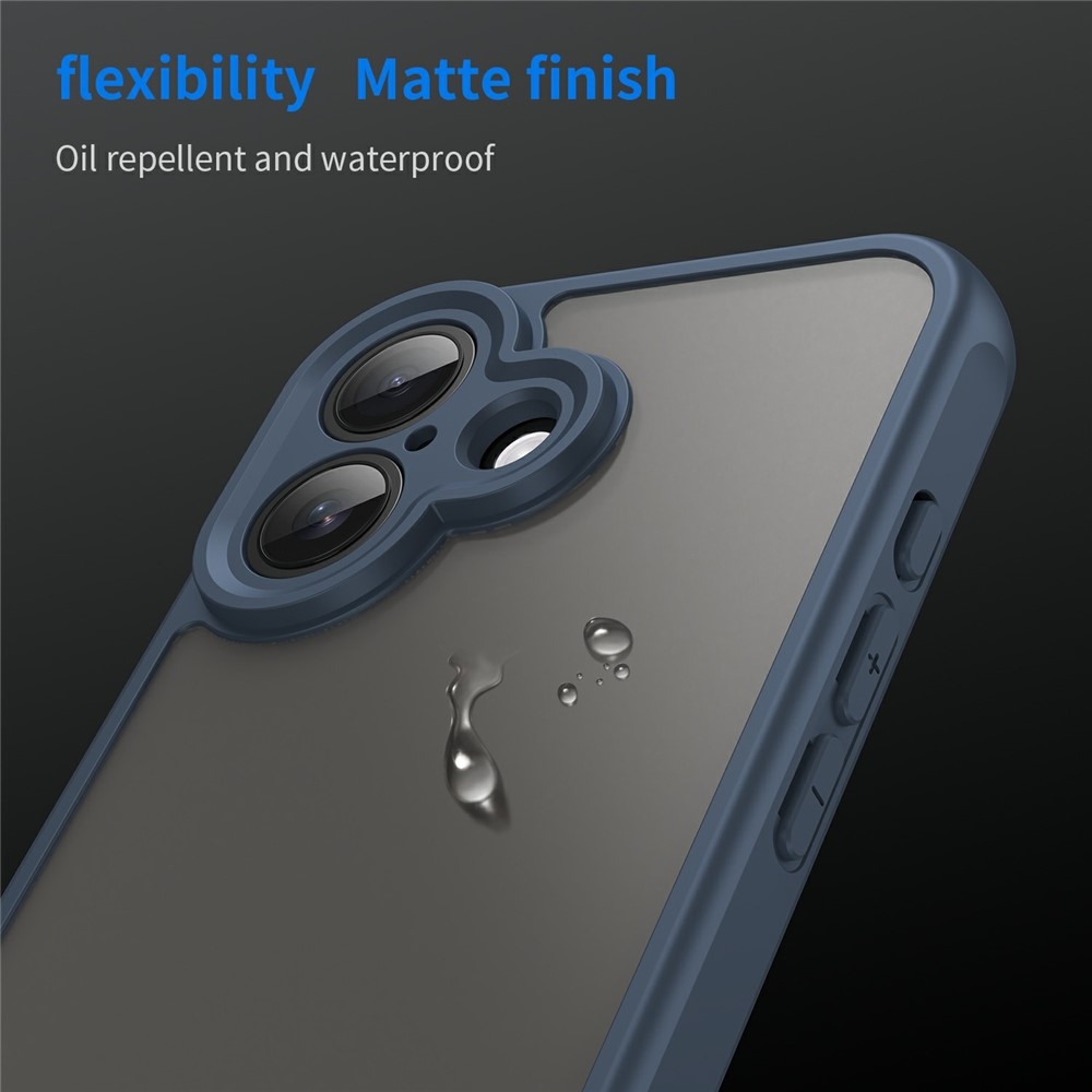 Proof gélový obal s pevným chrbtom na iPhone 17 - modrý