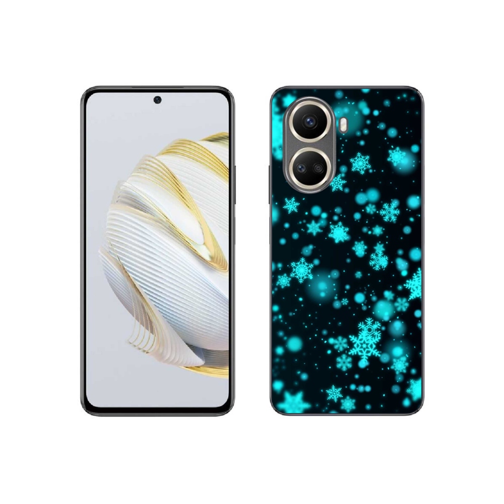 Gélový kryt mmCase na Huawei Nova 10 SE - snehové vločky 1