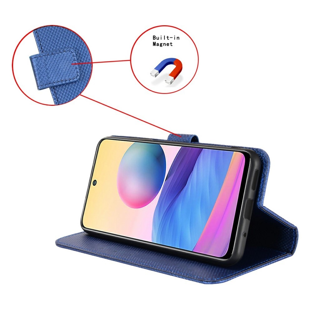 Diamond knižkové púzdro na Realme Note 70T - modré