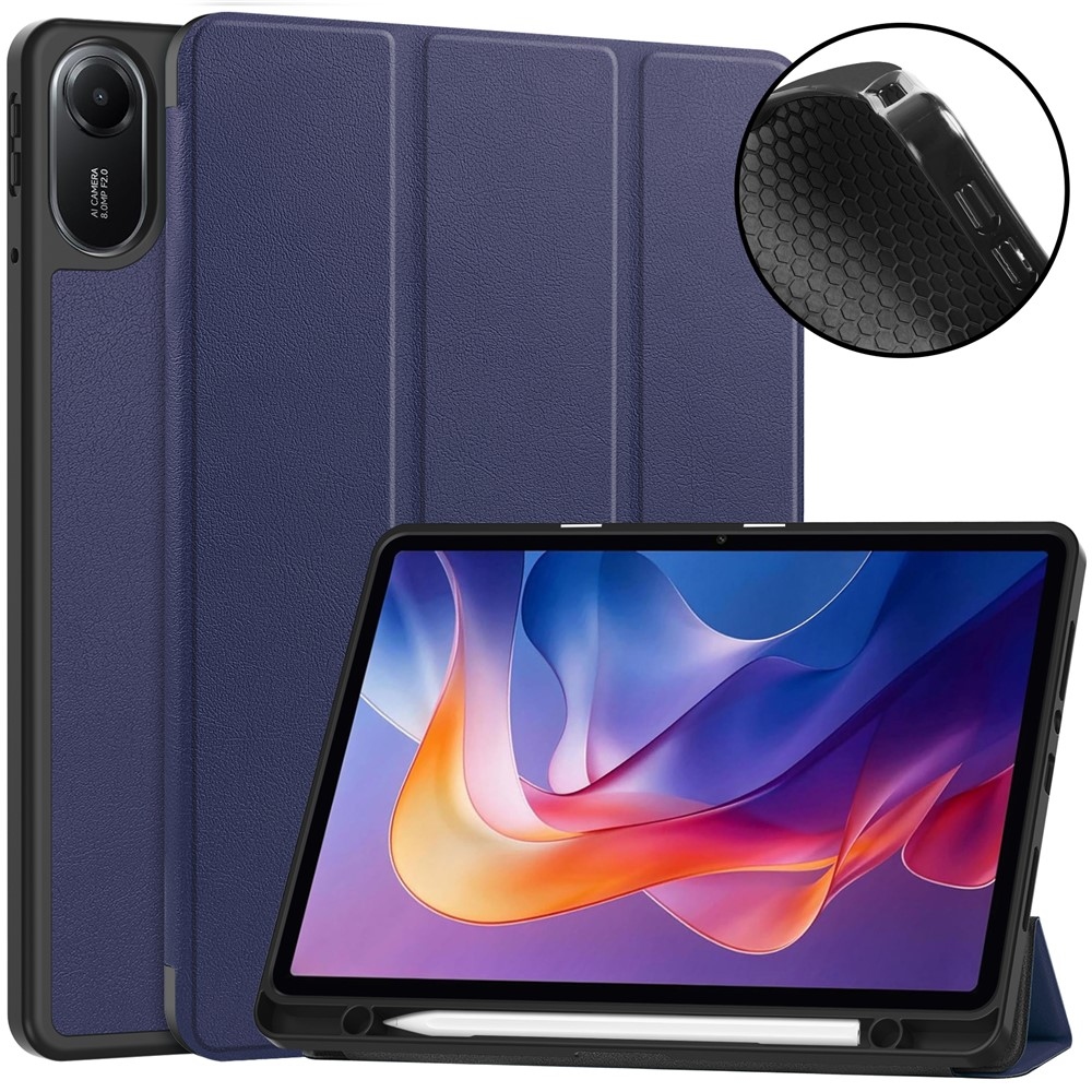 Cases chytré zatváracie púzdro na Xiaomi Redmi Pad 2 - tmavomodré