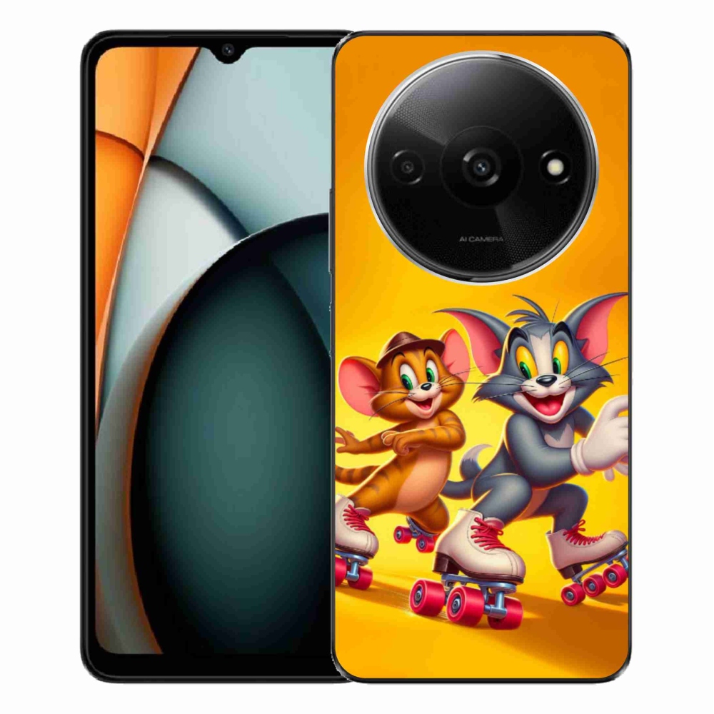 Gélový kryt mmCase na Xiaomi Redmi A3 - tom a jerry