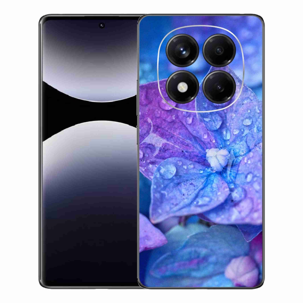 Gélový kryt mmCase na Xiaomi Redmi Note 14 Pro - fialový kvet