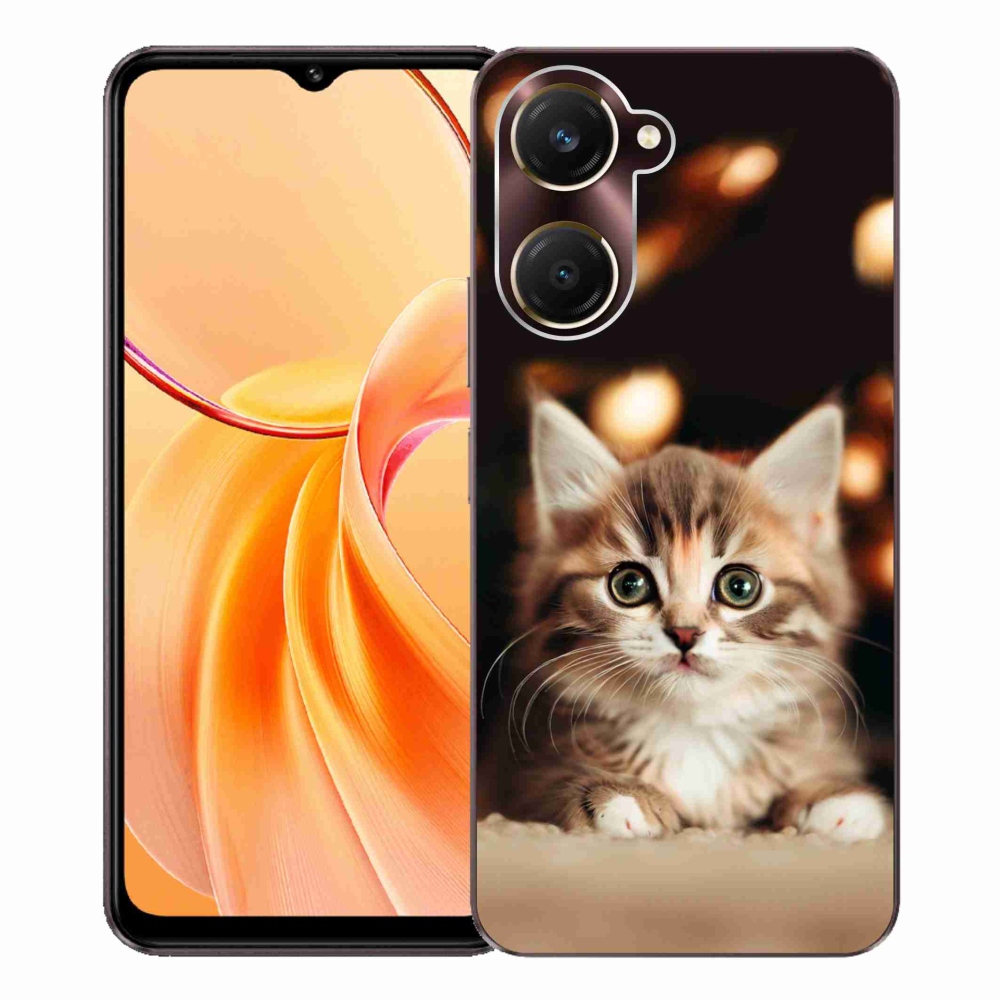 Gélový kryt mmCase na Vivo Y28s 5G - roztomilé mačiatko 2