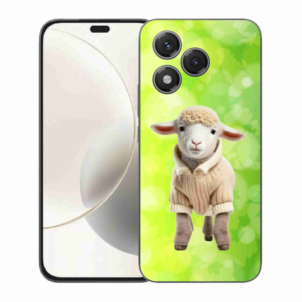 Gélový kryt mmCase na Honor 400 Lite - jahňa vo svetri