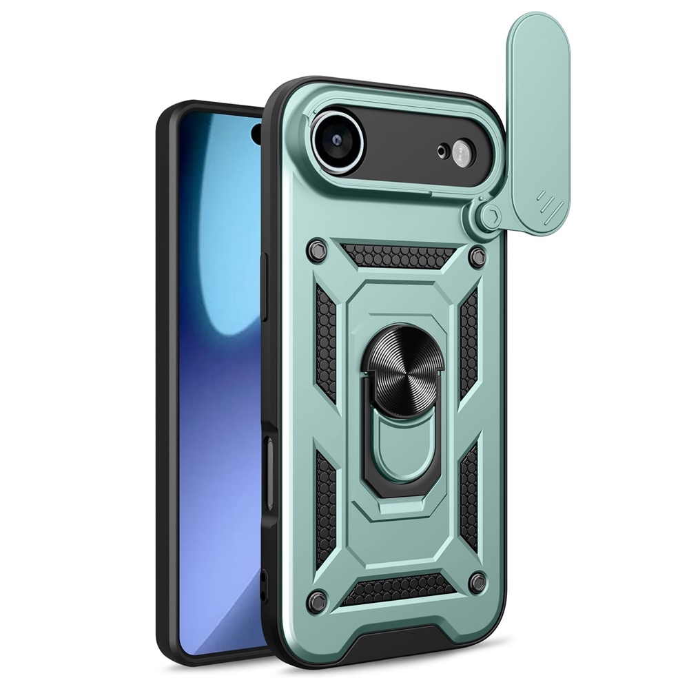 Ring odolný kryt na iPhone 17 Air - zelený