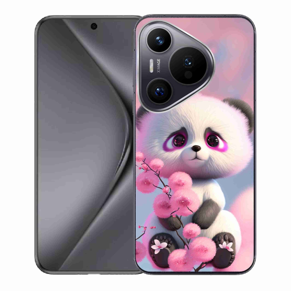 Gélový kryt mmCase na Huawei Pura 70 - roztomilá panda 1