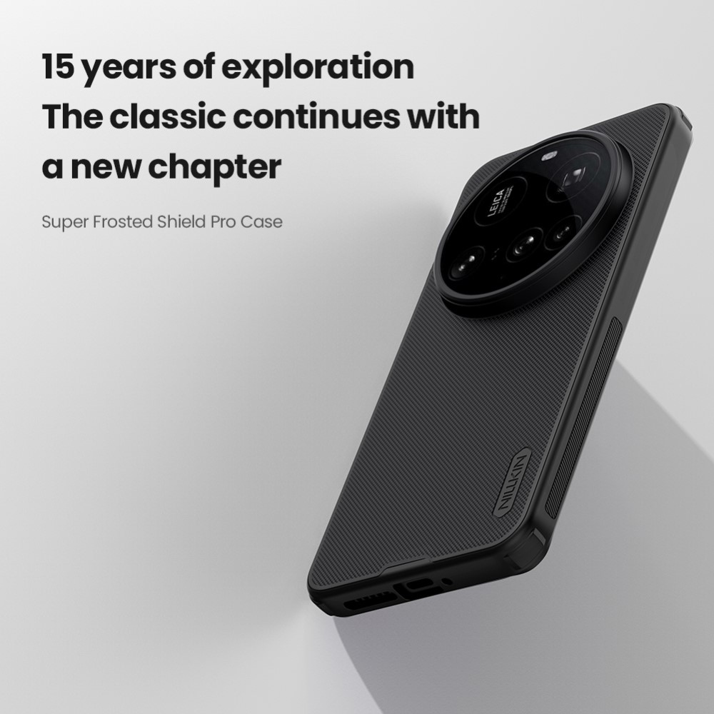 NILLKIN Frosted matný odolný kryt na Xiaomi 15 Ultra - čierny