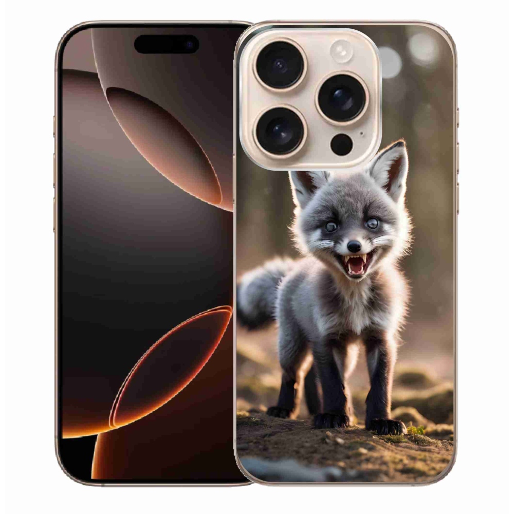 Gélový kryt mmCase na iPhone 16 Pro Max - rozzúrená líška