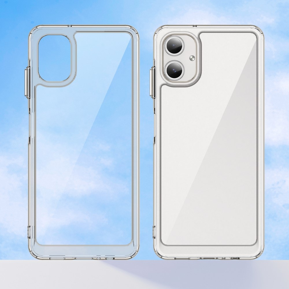 Gélový obal s pevným chrbtom na Samsung Galaxy A06 4G - priehľadný
