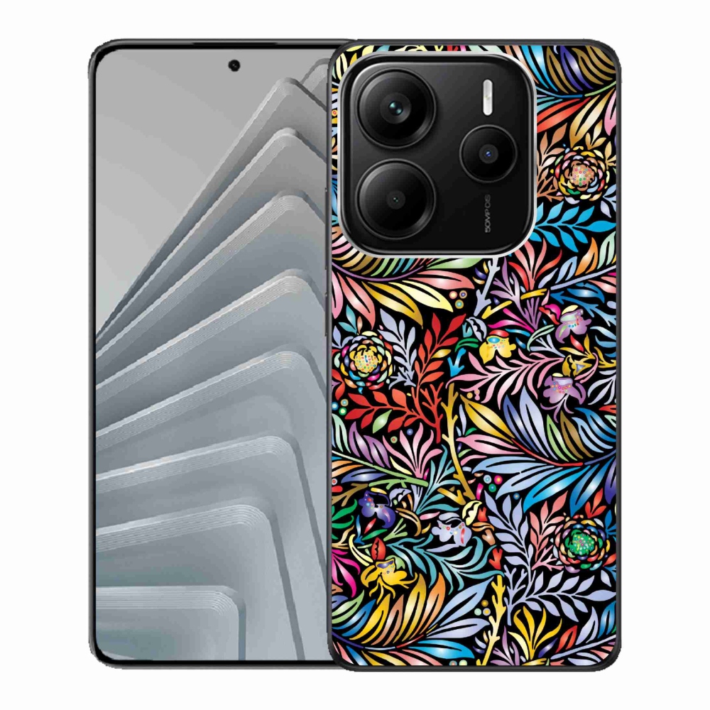 Gélový kryt mmCase na Xiaomi Redmi Note 14 5G - kvety 5