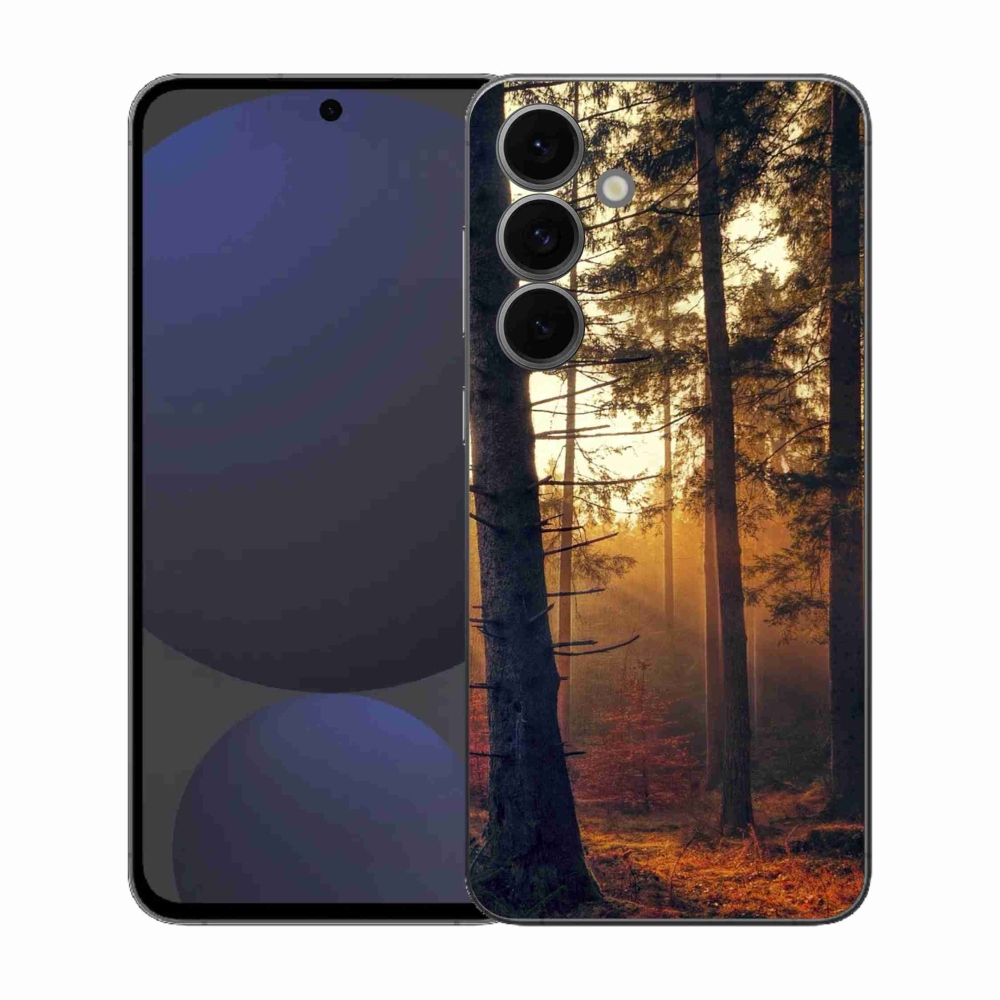 Gélový kryt mmCase na Samsung Galaxy S25 FE - les