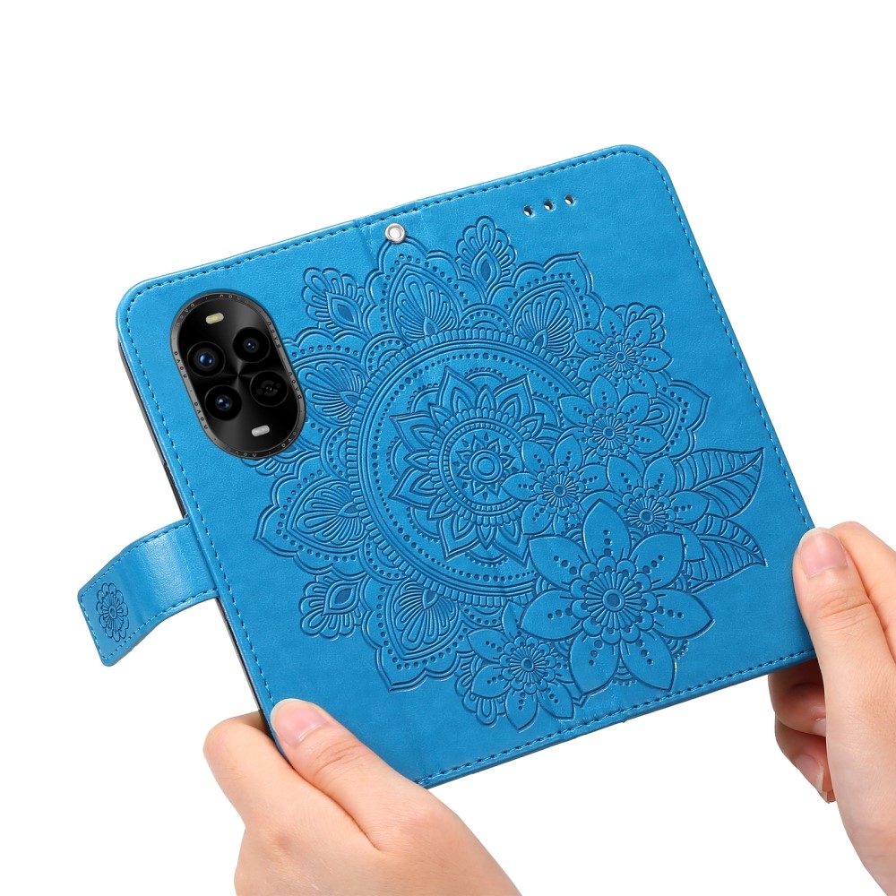 Mandala knižkové puzdro na Huawei Nova 13 Pro 5G - modré