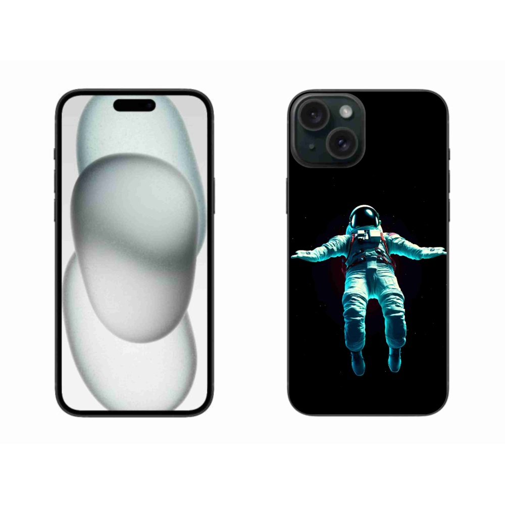 Gélový kryt mmCase na iPhone 15 Plus - kozmonaut