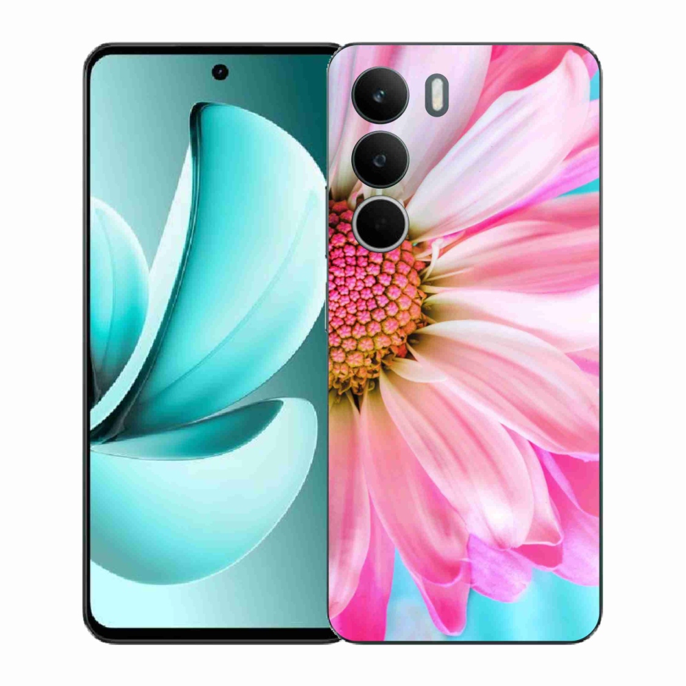Gélový kryt mmCase na Realme C71 - ružová kvetina