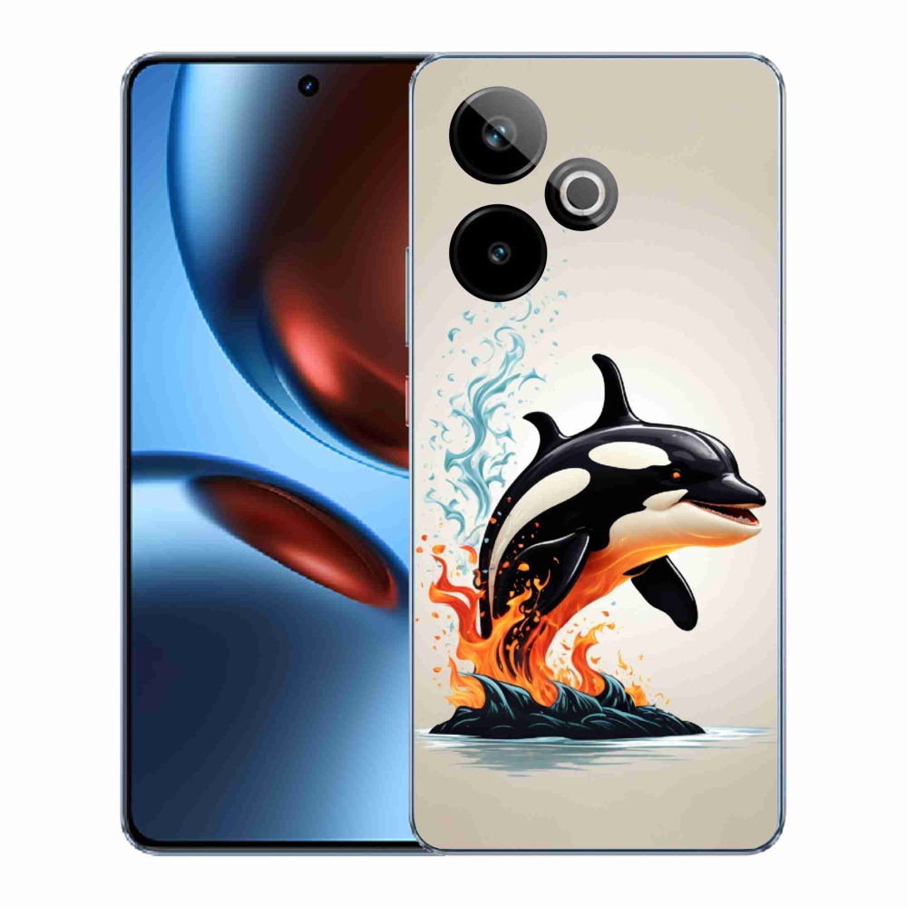 Gélový kryt mmCase na Realme GT 7 5G/GT 7T 5G - kosatka