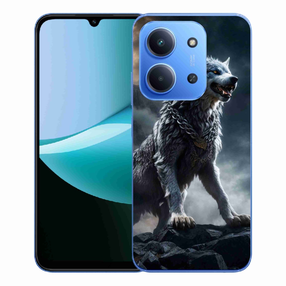 Gélový kryt mmCase na Xiaomi Redmi 15C 4G/5G (173mm) - vlk 1