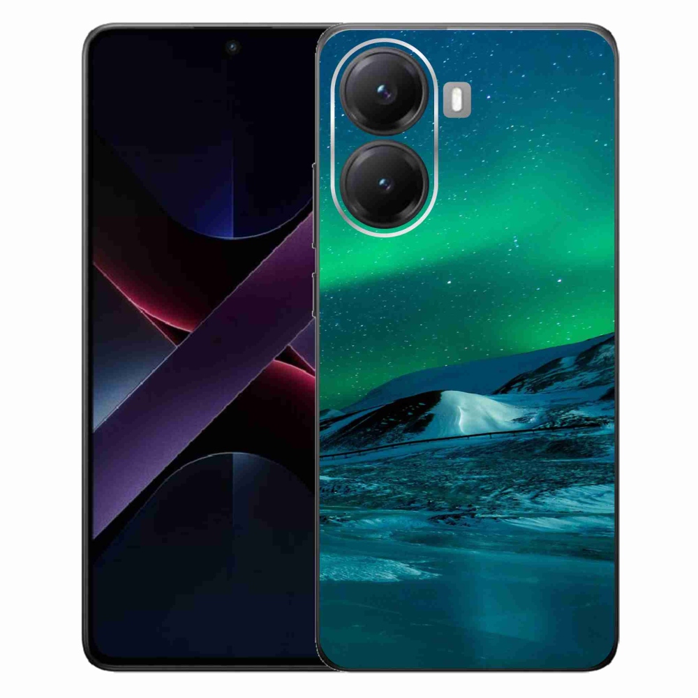 Gélový kryt mmCase na Xiaomi Poco X7 Pro 5G - polárna žiara