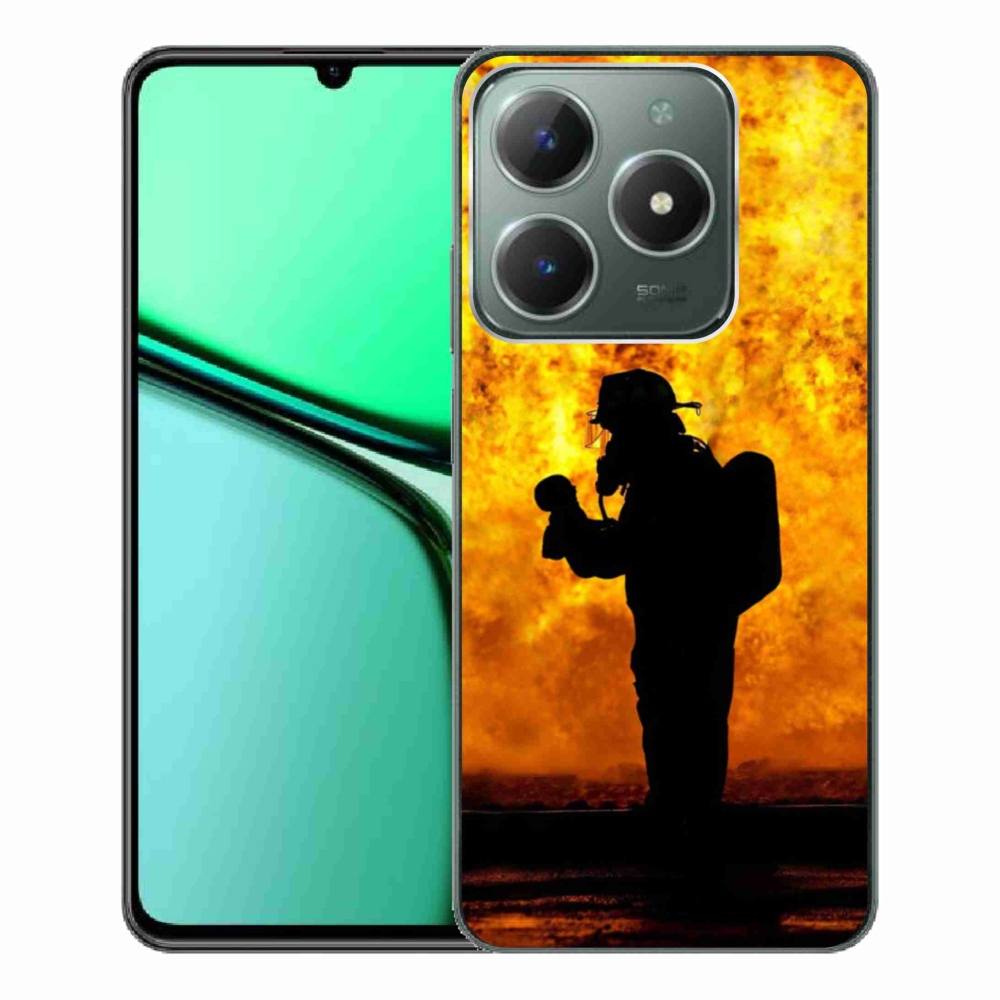 Gélový kryt mmCase na Realme C61 - hasič