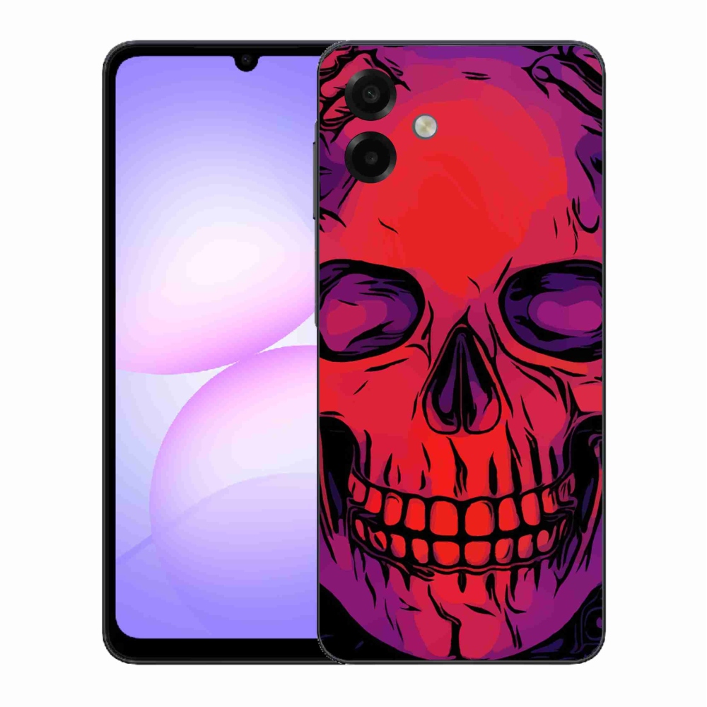 Gélový kryt mmCase na Samsung Galaxy A07 4G - lebka