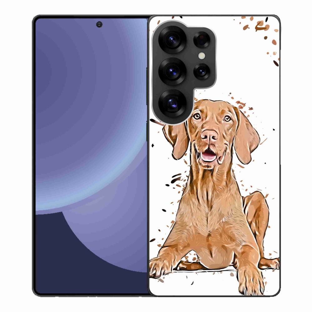 Gélový kryt mmCase na Samsung Galaxy S25 Ultra - neónové kruhy