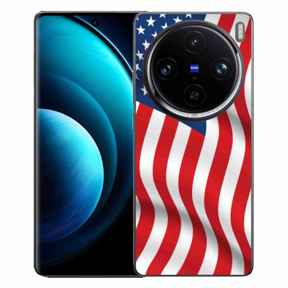 Gélový kryt mmCase na Vivo X100 Pro 5G - USA vlajka