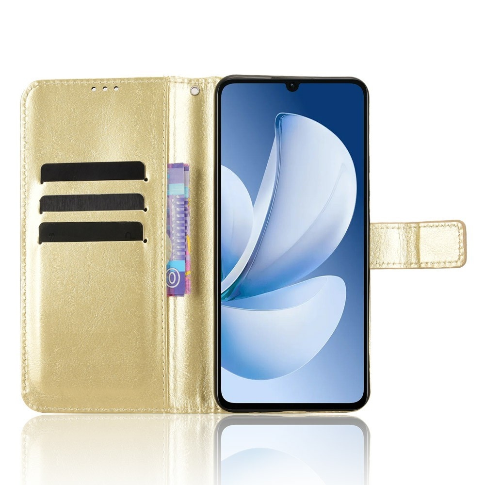Crazy knižkové puzdro na Realme Note 70T - zlaté