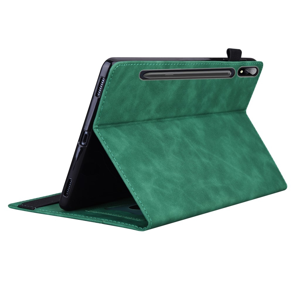 Business zatváracie púzdro na tablet Lenovo Tab P12 Pro - zelené