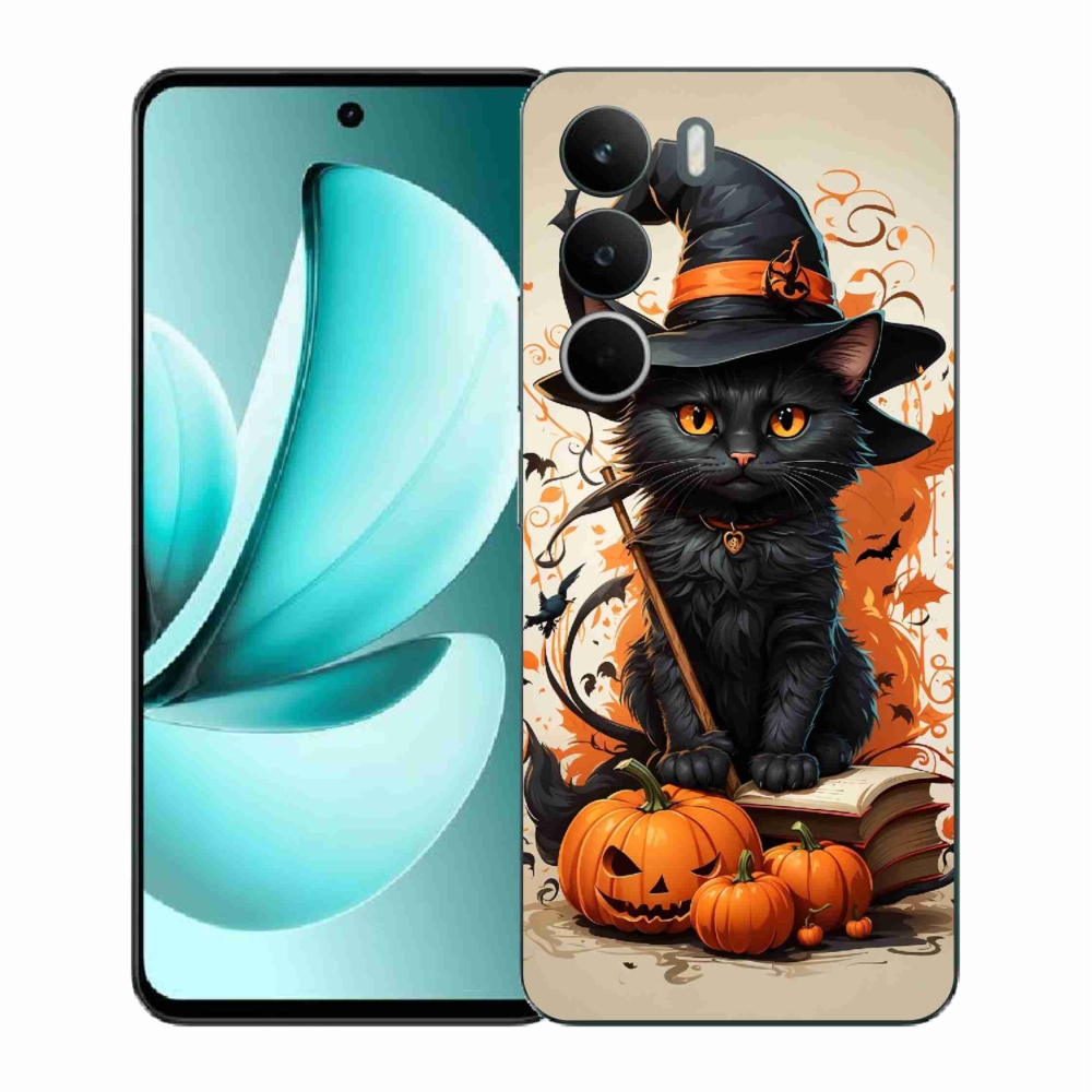 Gélový kryt mmCase na Realme C71 - kocúr čarodejník
