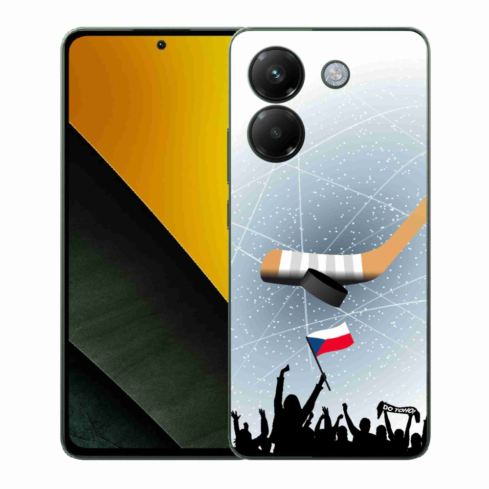 Gélový kryt mmCase na Xiaomi Poco M7 Pro 5G - fanúšikovia hokeja
