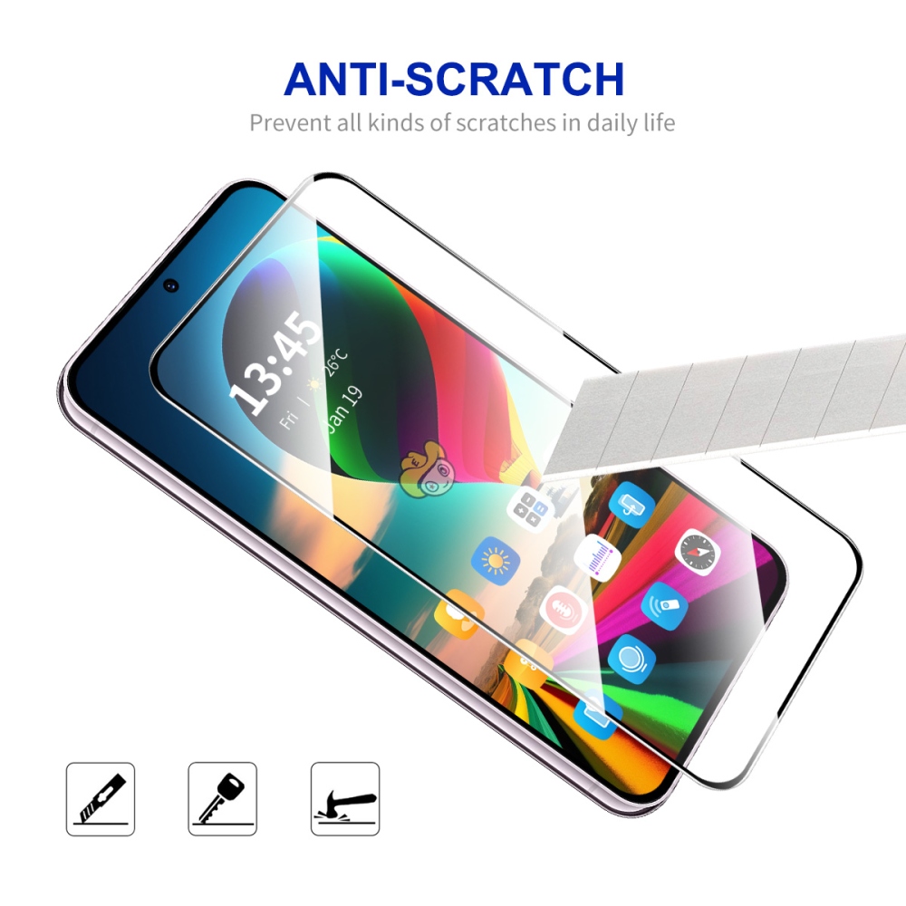 ENK 2.5D celoplošné tvrdené sklo na Samsung Galaxy S25 FE