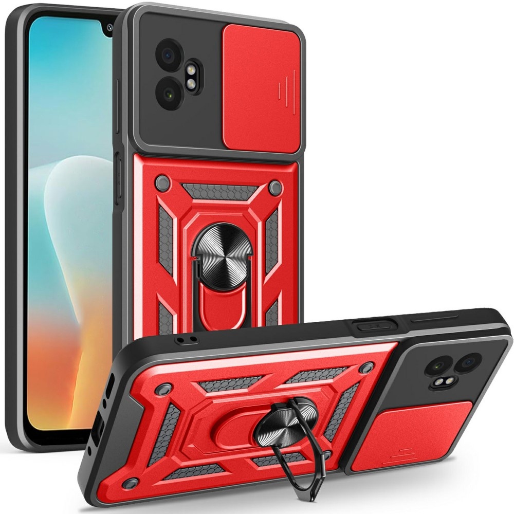 Slide odolný kryt na Samsung Galaxy Xcover 7 Pro - červený