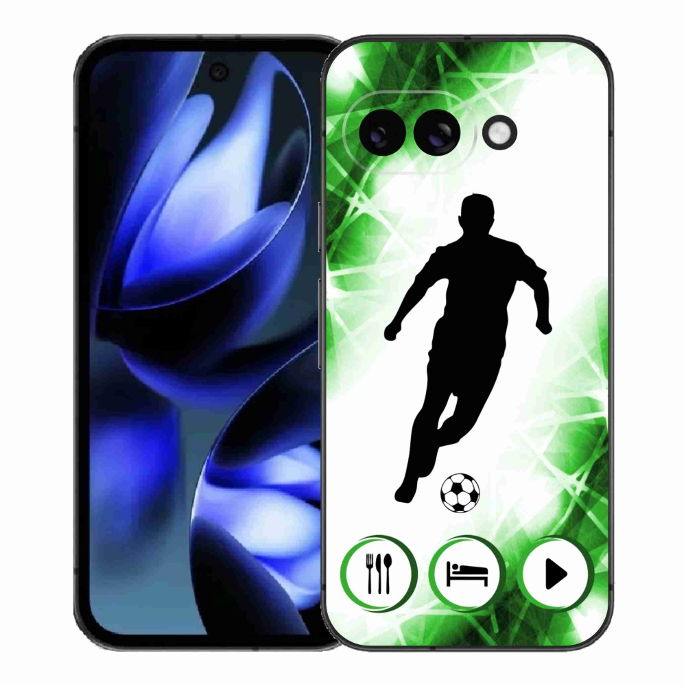 Gélový kryt mmCase na Google Pixel 9a - futbalista