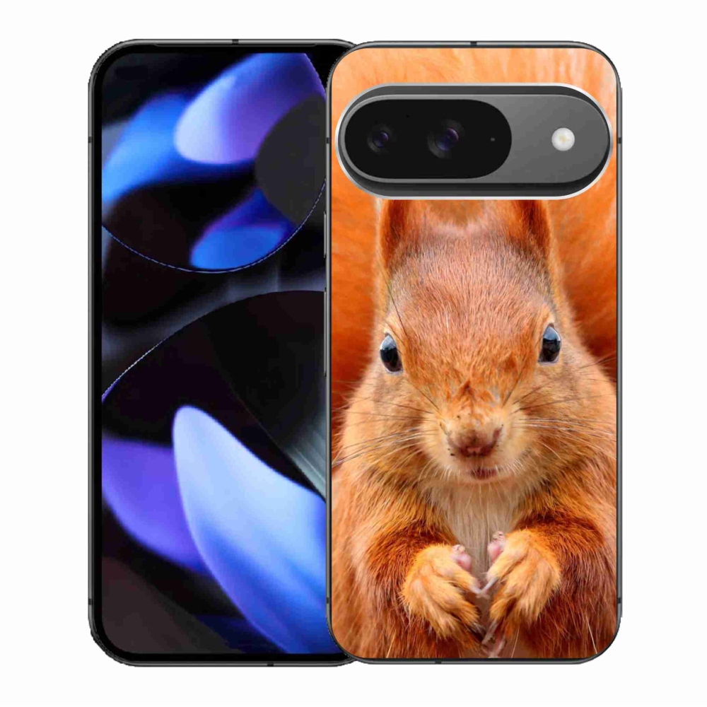 Gélový kryt mmCase na Google Pixel 9/9 Pro - veverička